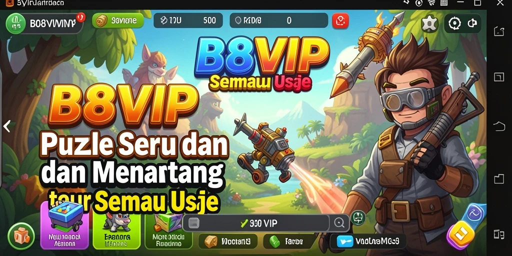 Tampilan gameplay B8VIP yang menantang dan menarik.
