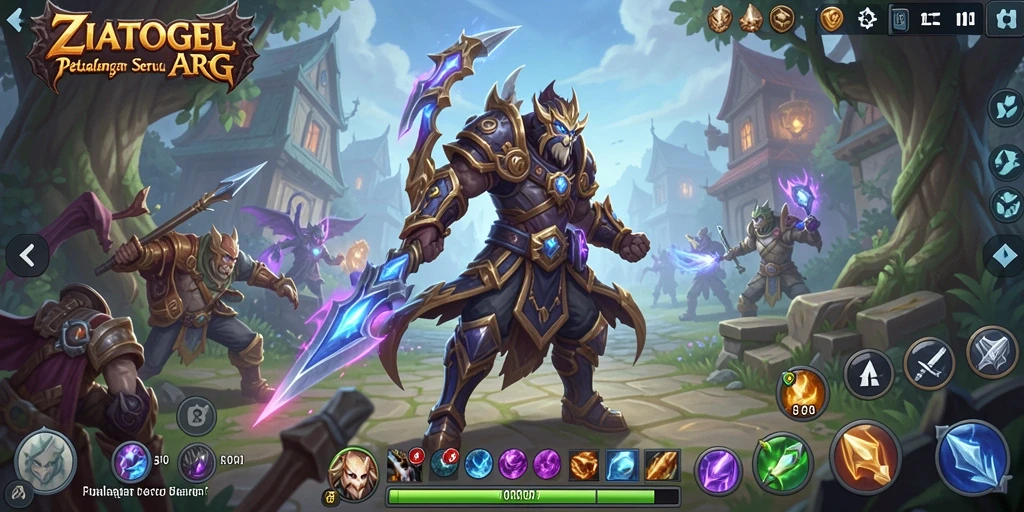 Gameplay ZIATOGEL yang menyenangkan dan penuh aksi ARPG.