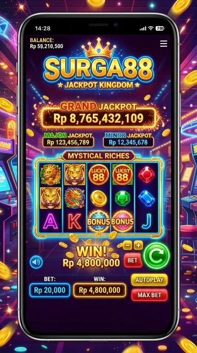Pengguna dapat melihat detail aplikasi sebelum mengunduh di surga88.